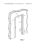 Anchor for metal door frames and process of fabricating same diagram and image