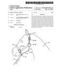 HORSE TRAINING HALTER diagram and image