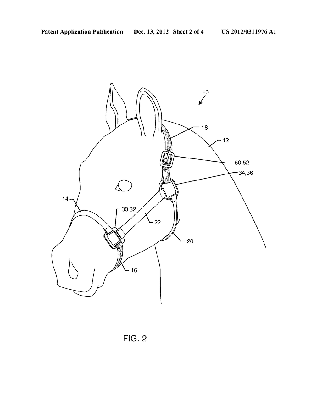 HORSE TRAINING HALTER - diagram, schematic, and image 03