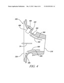 TURBINE HOUSING AND METHOD FOR DIRECTING EXHAUST diagram and image