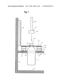 APPARATUS FOR TESTING WATER HAMMER STRENGTH OF GLASS BOTTLE diagram and image