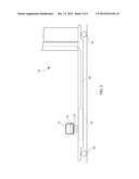 OVERBED TABLE WITH WIRELESS POWER TRANSFER diagram and image