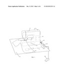 SYSTEM AND METHOD FOR CONTROLLING STITCHING USING A MOVABLE SENSOR diagram and image