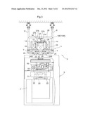 CLEANING DEVICE FOR CEILING TRANSPORT FACILITY AND OPERATION METHOD     THEREOF diagram and image