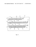 Collapsible stand for rollable solar panel diagram and image