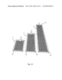 Collapsible stand for rollable solar panel diagram and image