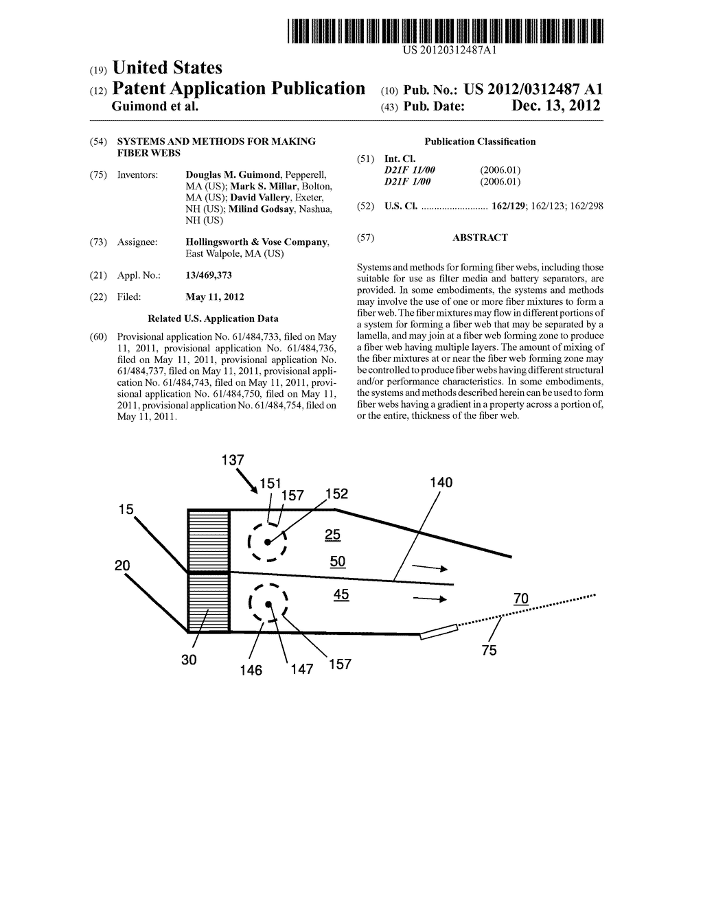 SYSTEMS AND METHODS FOR MAKING FIBER WEBS - diagram, schematic, and image 01