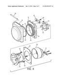 COVER AND HINGE ASSEMBLY FOR ELECTRICAL DEVICE diagram and image