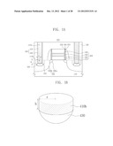 SEMICONDUCTOR DEVICE INCLUDING CONTACT STRUCTURE, METHOD OF FABRICATING     THE SAME, AND ELECTRONIC SYSTEM INCLUDING THE SAME diagram and image