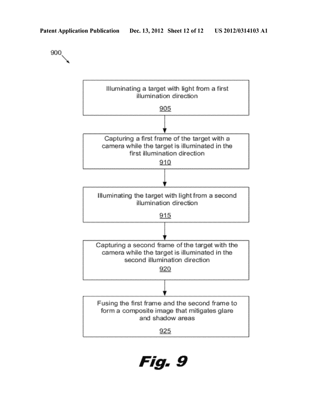 GLARE AND SHADOW MITIGATION BY FUSING MULTIPLE FRAMES - diagram, schematic, and image 13