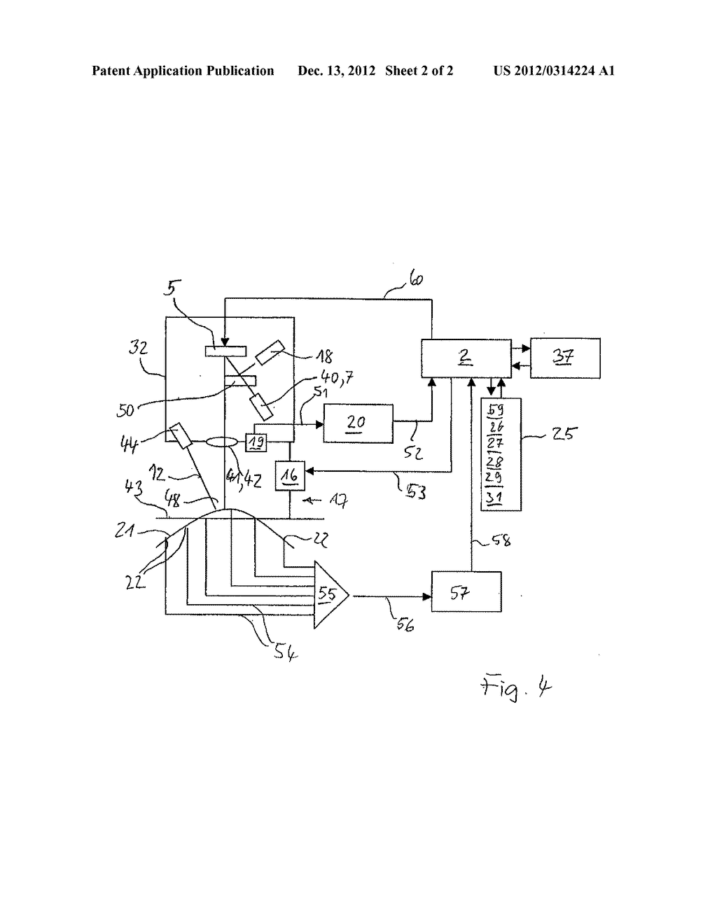 METHOD AND IRRADIATING DEVICE FOR IRRADIATING CURVED SURFACES WITH     NON-IONIZING RADIATION - diagram, schematic, and image 03