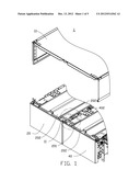 COMPUTER CHASSIS WITH HARD DISK DRAWERS diagram and image