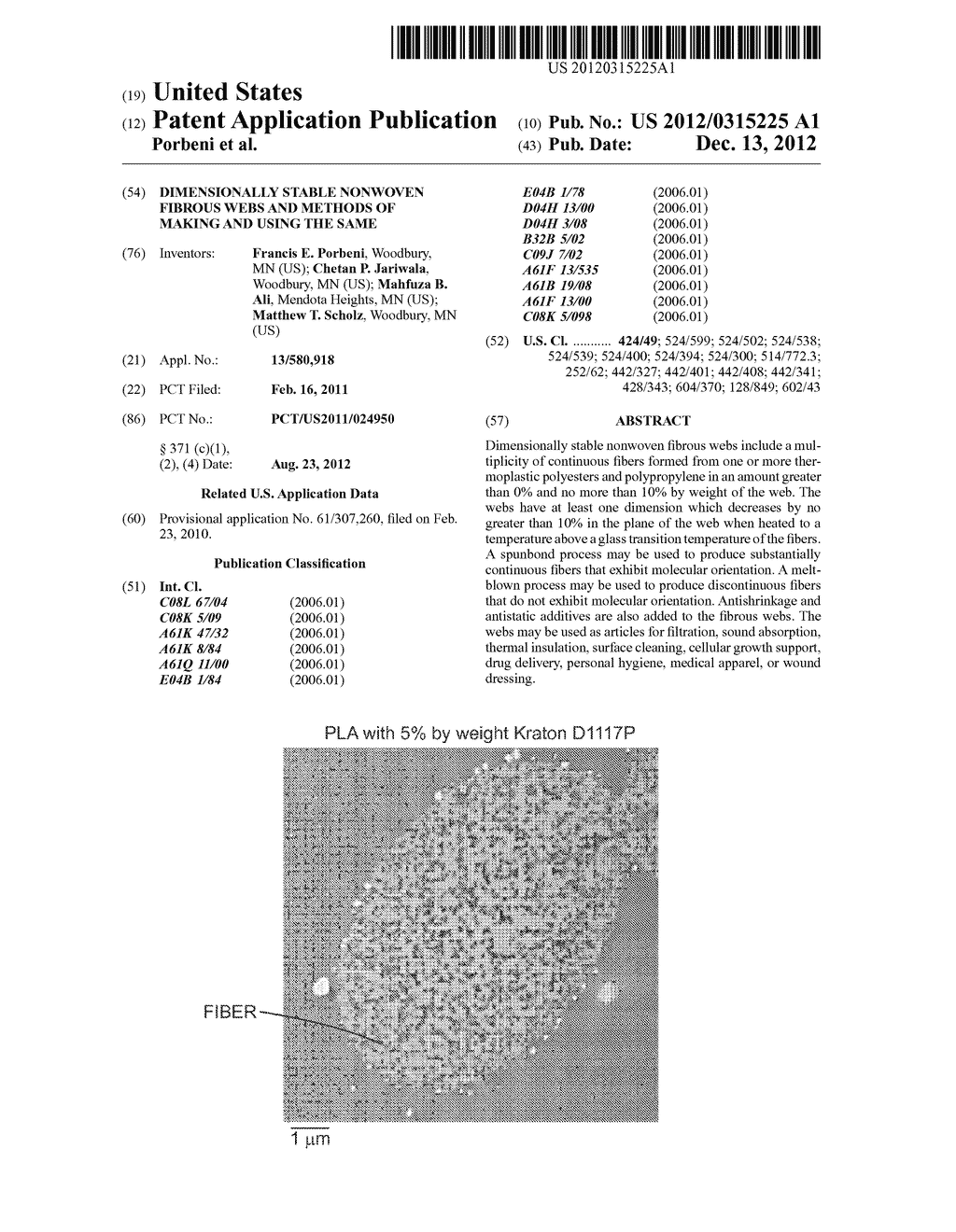 DIMENSIONALLY STABLE NONWOVEN FIBROUS WEBS AND METHODS OF MAKING AND USING     THE SAME - diagram, schematic, and image 01