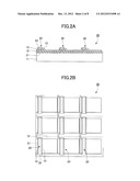 LAMINATE STRUCTURE, METHOD FOR MANUFACTUING LAMINATE STRUCTURE, ELECTRONIC     ELEMENT ARRAY, IMAGE DISPLAYING MEDIUM, IMAGE DISPLAYING APPARATUS,     DIAMINE, POLYAMIC ACID, AND POLYIMIDE diagram and image