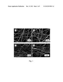 Mechanically Resilient Titanium Carbide (TIC) Nano-Fibrous Felts     Consisting of Continuous Nanofibers or Nano-Ribbons with TIC Crystallites     Embedded in Carbon Matrix Prepared via Electrospining Followed by     Carbothermal Reduction diagram and image