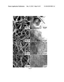 Mechanically Resilient Titanium Carbide (TIC) Nano-Fibrous Felts     Consisting of Continuous Nanofibers or Nano-Ribbons with TIC Crystallites     Embedded in Carbon Matrix Prepared via Electrospining Followed by     Carbothermal Reduction diagram and image