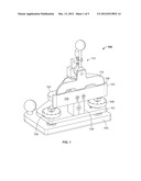 SKATE SHARPENING SQUARING DEVICE AND METHOD OF USE diagram and image