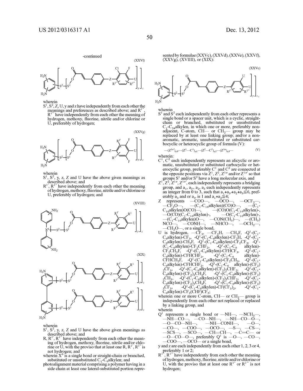 PHOTOALIGNING MATERIAL WITH LATERAL SUBSTITUTION - diagram, schematic, and image 51