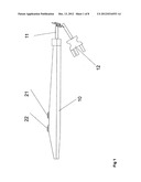 LIGHT EMITTING ELECTROSURGICAL SCALPEL diagram and image