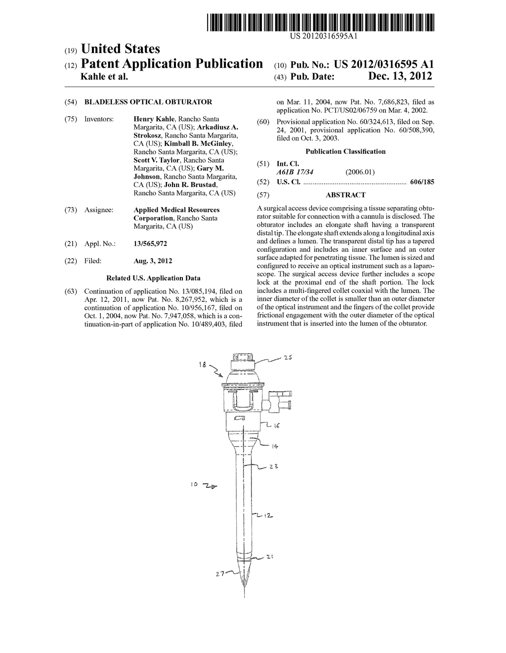 BLADELESS OPTICAL OBTURATOR - diagram, schematic, and image 01