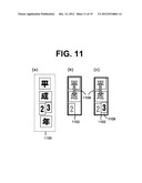 READING ORDER DETERMINATION APPARATUS, METHOD, AND PROGRAM FOR DETERMINING     READING ORDER OF CHARACTERS diagram and image