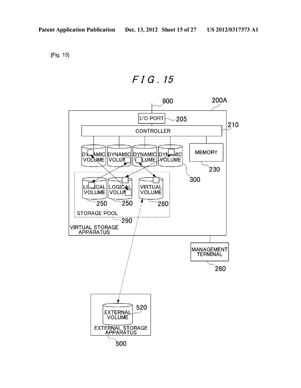 STORAGE APPARATUS AND METHOD OF CONTROLLING STORAGE APPARATUS - diagram, schematic, and image 16