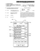 ELECTRONIC COMMUNICATION DEVICE AND METHOD FOR DISPLAYING ICONS diagram and image