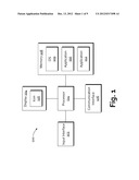 ELECTRONIC COMMUNICATION DEVICE AND METHOD FOR DISPLAYING ICONS diagram and image