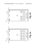 ELECTRONIC COMMUNICATION DEVICE AND METHOD FOR DISPLAYING ICONS diagram and image