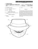 FOLDABLE RAIN HAT diagram and image