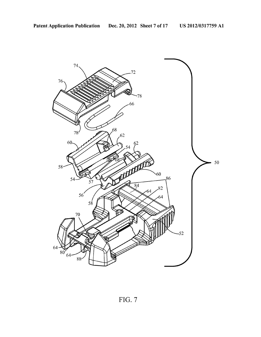 Self-Aligning Ratcheting Clasp - diagram, schematic, and image 08