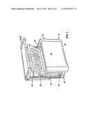 Portable container with integrated table surface diagram and image