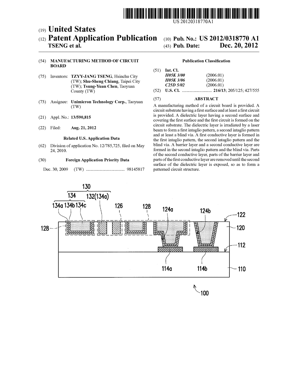 MANUFACTURING METHOD OF CIRCUIT BOARD - diagram, schematic, and image 01