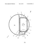 FIRE PROTECTION SYSTEM, AIRCRAFT OR SPACECRAFT AND A METHOD FOR CONFINING     AND SUPPRESSING A FIRE diagram and image