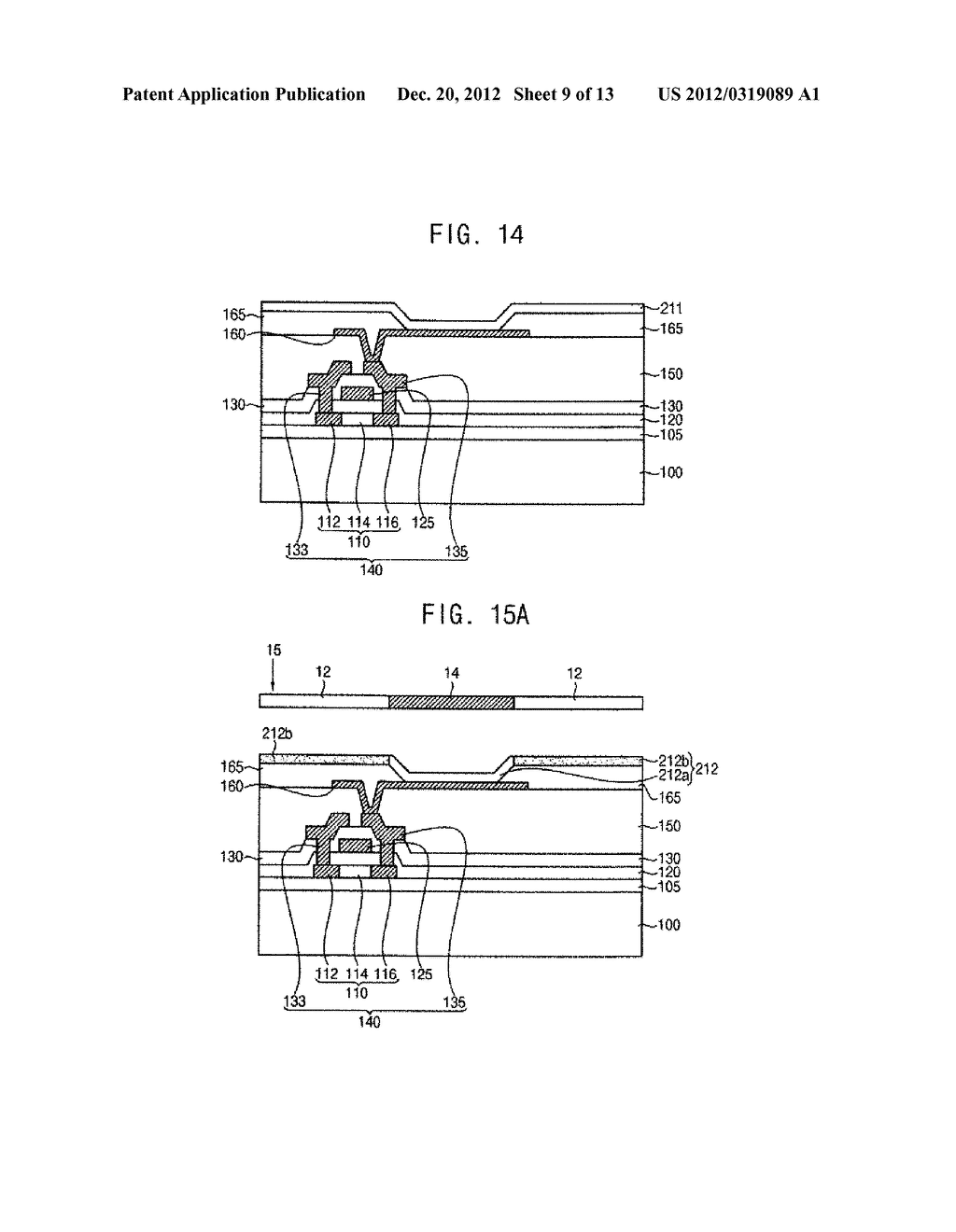 Organic Light Emitting Structures, Methods of Forming Organic Light     Emitting Structures, Organic Light Emitting Display Devices and Methods     of Manufacturing Organic Light Emitting Display Devices - diagram, schematic, and image 10