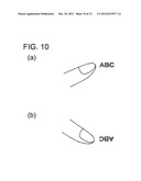 DISPLAY DEVICE WITH TOUCH PANEL, CONTROL METHOD THEREFOR, CONTROL PROGRAM,     AND RECORDING MEDIUM diagram and image