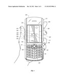 MULTIDIMENSIONAL VOLUME AND VIBRATION CONTROLS FOR A HANDHELD ELECTRONIC     DEVICE diagram and image