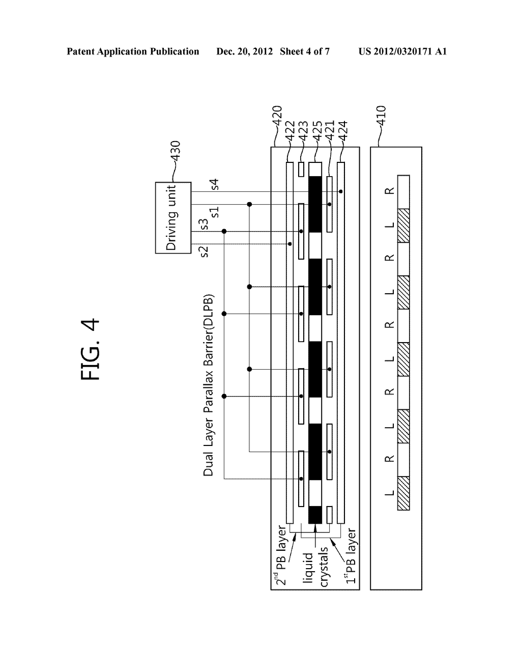 DUAL LAYER PARALLAX BARRIER-BASED 3D DISPLAY DEVICE AND METHOD - diagram, schematic, and image 05
