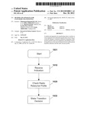 METHOD AND APPARATUS FOR STATE/MODE TRANSITIONING diagram and image