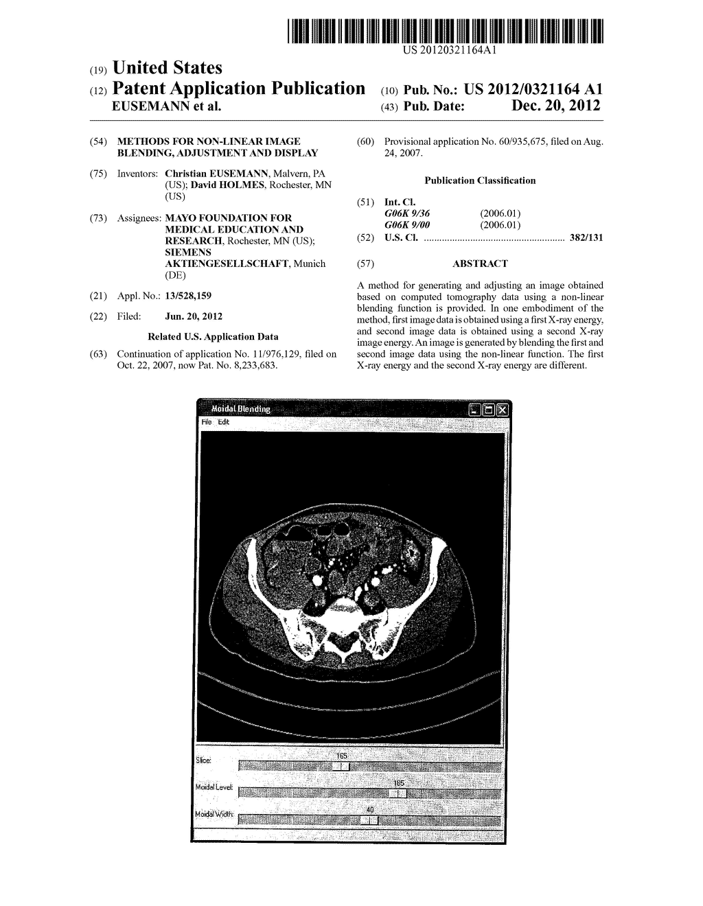 METHODS FOR NON-LINEAR IMAGE BLENDING, ADJUSTMENT AND DISPLAY - diagram, schematic, and image 01