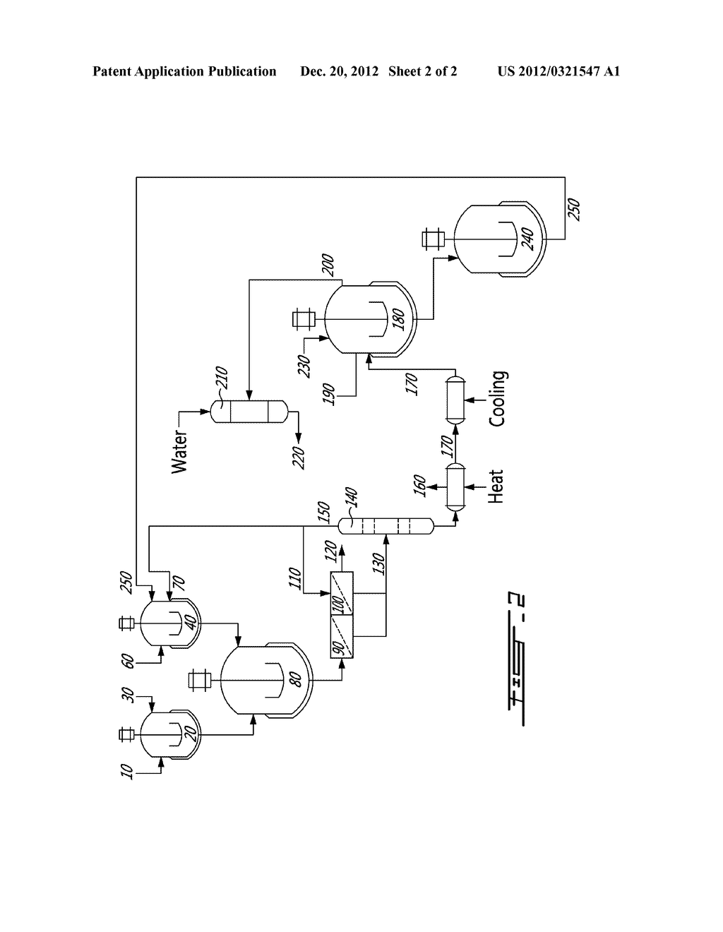METHOD AND SYSTEM FOR THE PRODUCTION OF POTASSIUM SULFATE FROM POTASSIUM     CHLORIDE - diagram, schematic, and image 03