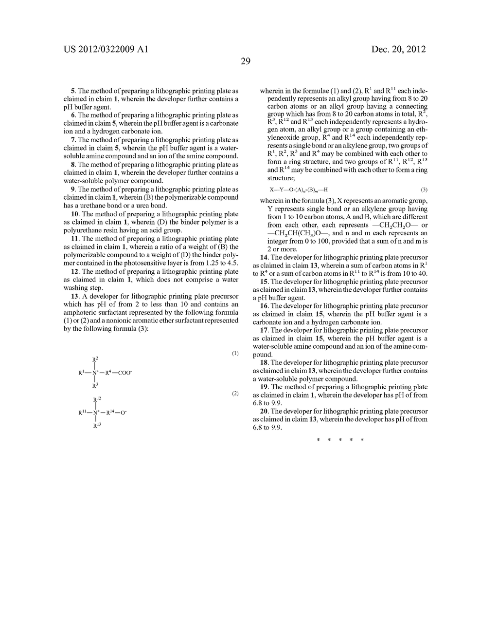 METHOD OF PREPARING LITHOGRAPHIC PRINTING PLATE AND DEVELOPER FOR     LITHOGRAPHIC PRINTING PLATE PRECURSOR - diagram, schematic, and image 31