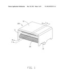 RECEPTACLE CONNECTOR HAVING IMPROVED CONTACT MODULES diagram and image