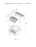 RECEPTACLE CONNECTOR HAVING IMPROVED CONTACT MODULES diagram and image