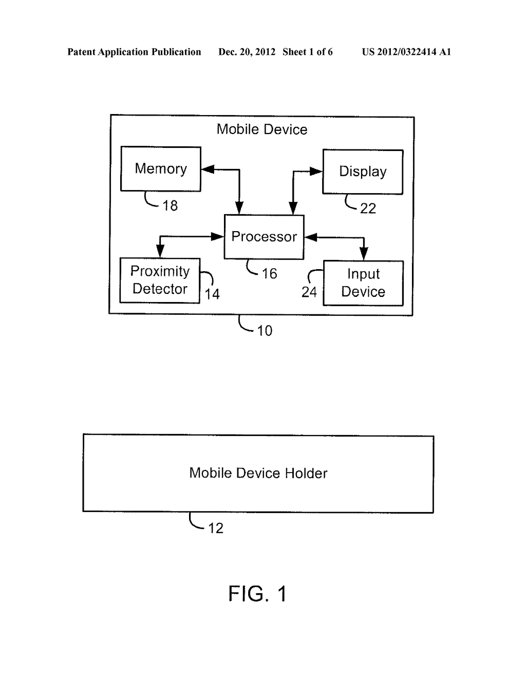 System and Method of Security Function Activation for a Mobile Electronic     Device - diagram, schematic, and image 02