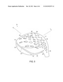 GOLF CLUB ASSEMBLY AND GOLF CLUB WITH AERODYNAMIC FEATURES diagram and image