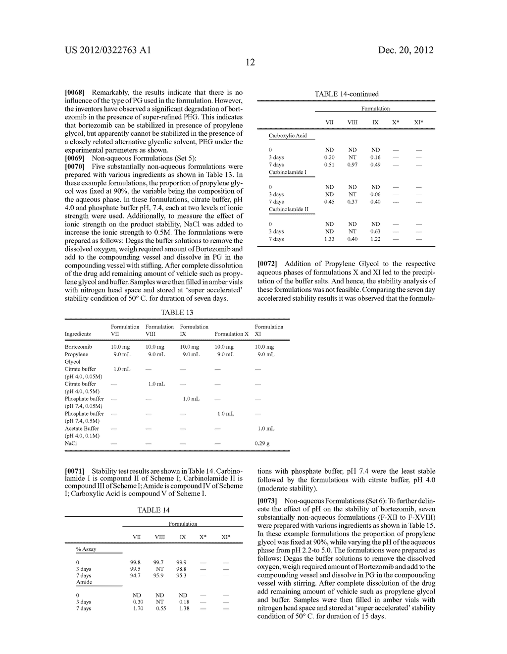 Stable Bortezomib Formulations - diagram, schematic, and image 13