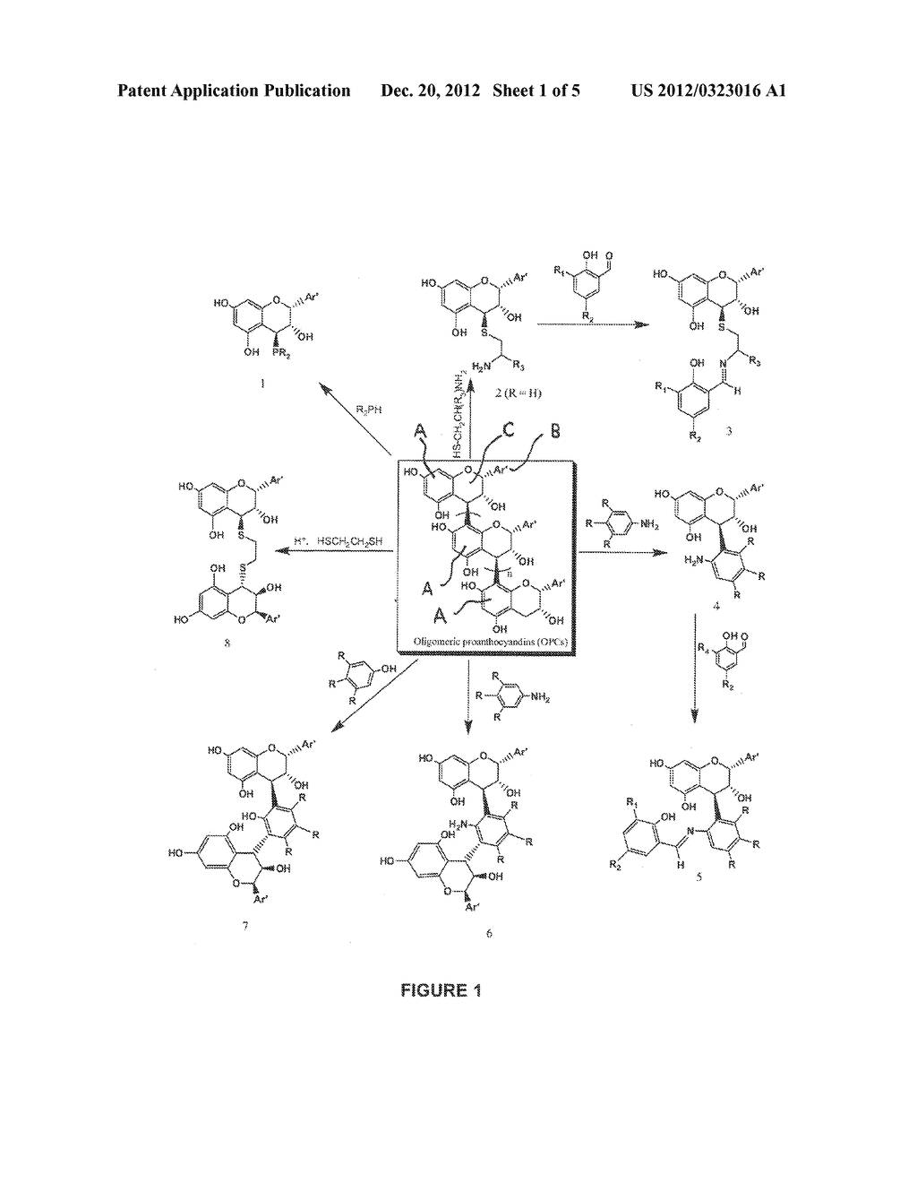 METHOD OF PREPARING DERIVATIVES/OLIGOMERS OF EPICATECHIN AND APPLICATIONS     THEREOF - diagram, schematic, and image 02