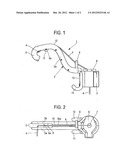 GUIDE WIRE HOLDER FOR ACCOMMODATING A MEDICAL GUIDE WIRE AND HOLDING IT IN     PLACE, AND FOR BEING AFFIXED TO A MEDICAL DEVICE, PARTICULARLY TO AN     ENDOSCOPE diagram and image