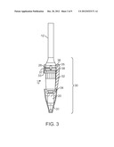 DEVICE FOR READYING A NEEDLE FREE INJECTOR FOR DELIVERY diagram and image